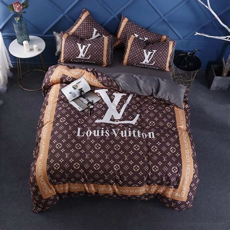 louis vuitton bed set king size|Louis Vuitton comforter set king.